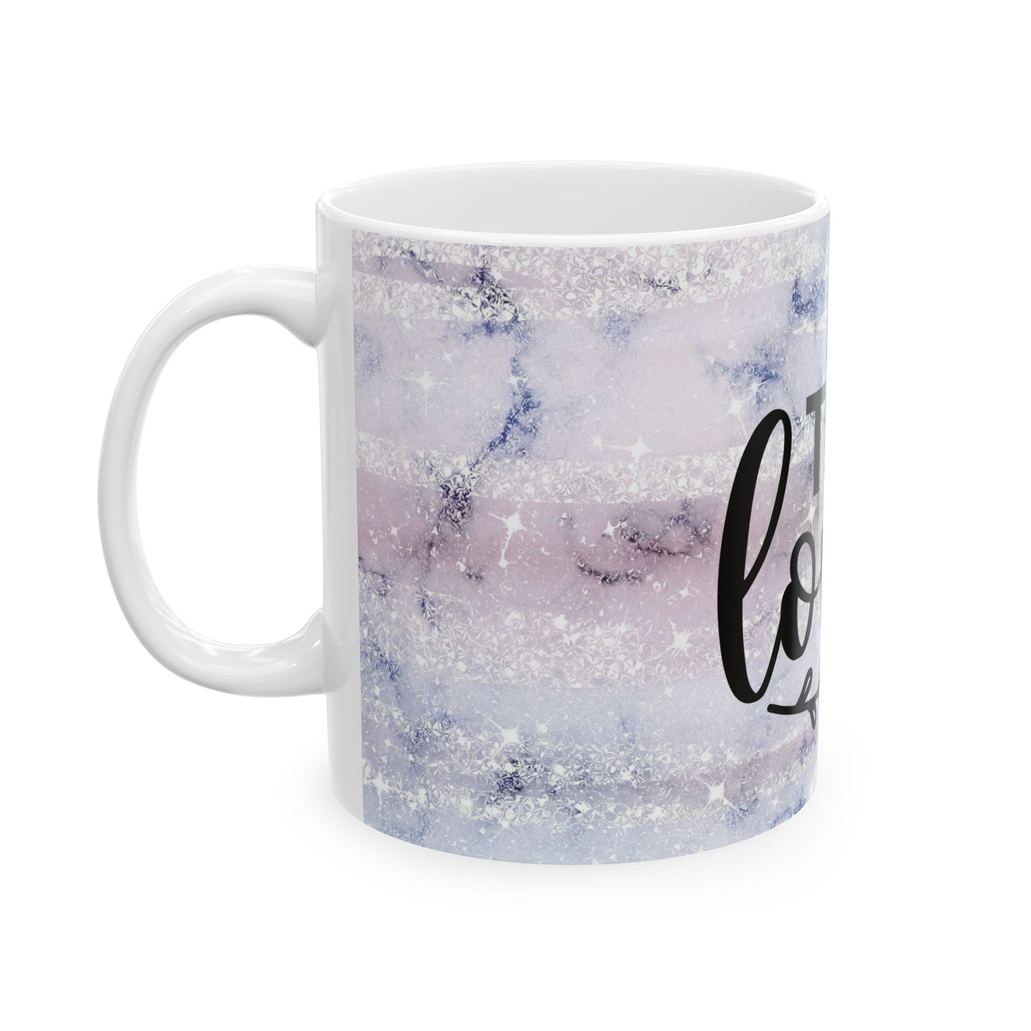 Tea Lover Ceramic Mug, Coffee Cup, Gift for Tea Enthusiasts, Birthday Present, Cute Kitchen Decor, Tea Party Accessory