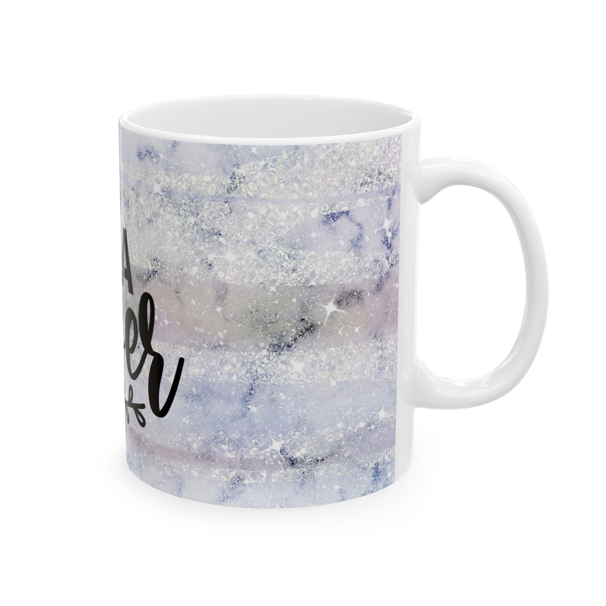 Tea Lover Ceramic Mug, Coffee Cup, Gift for Tea Enthusiasts, Birthday Present, Cute Kitchen Decor, Tea Party Accessory