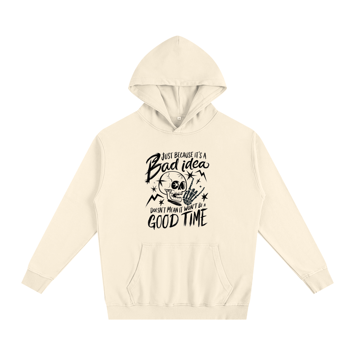 Skull bad idea Oversized Essential Hoodie