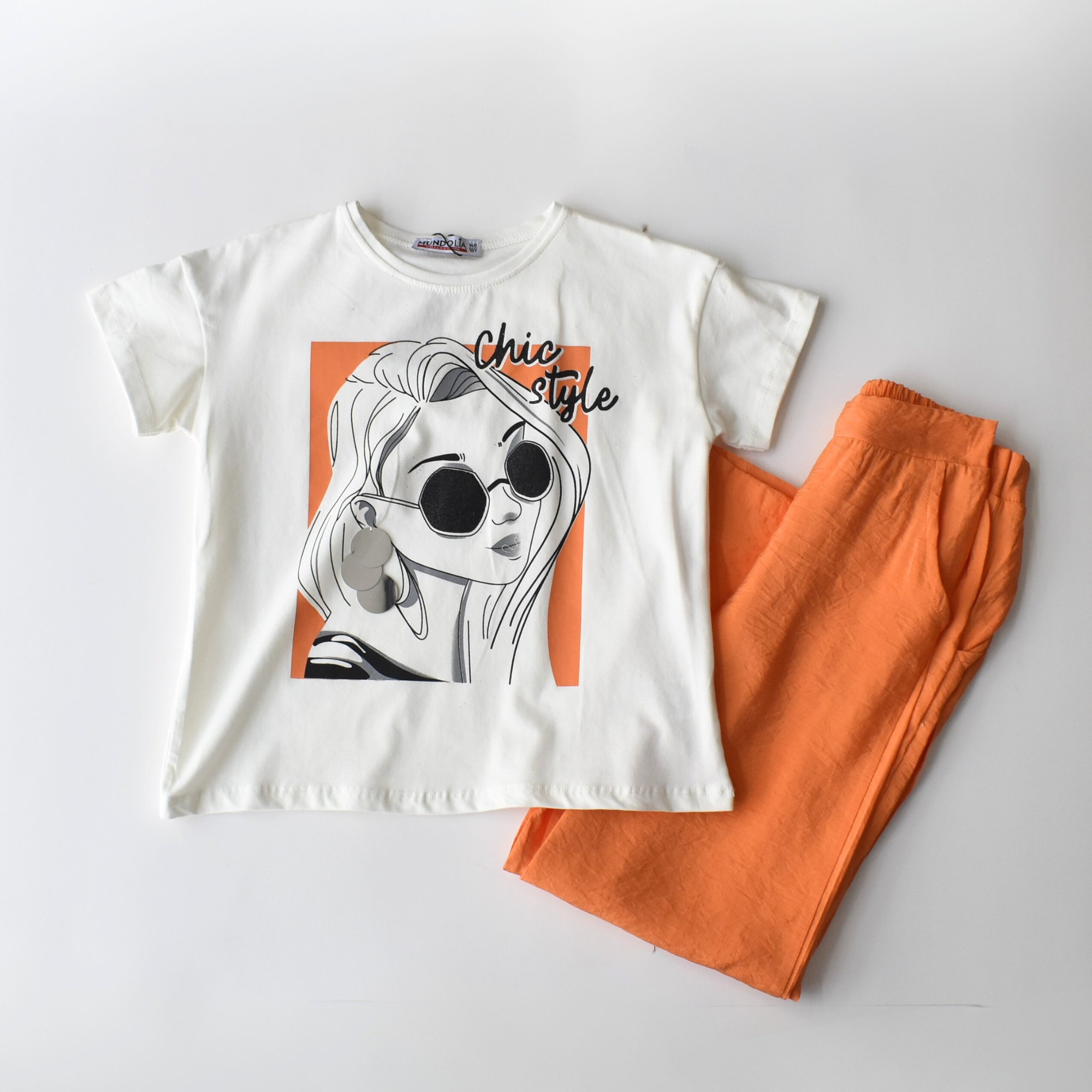 Sunglass Style Girls Casual Set-3
