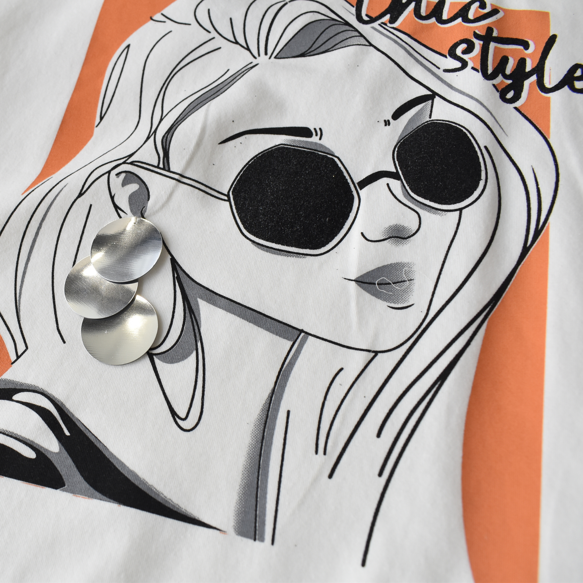 Sunglass Style Girls Casual Set-4