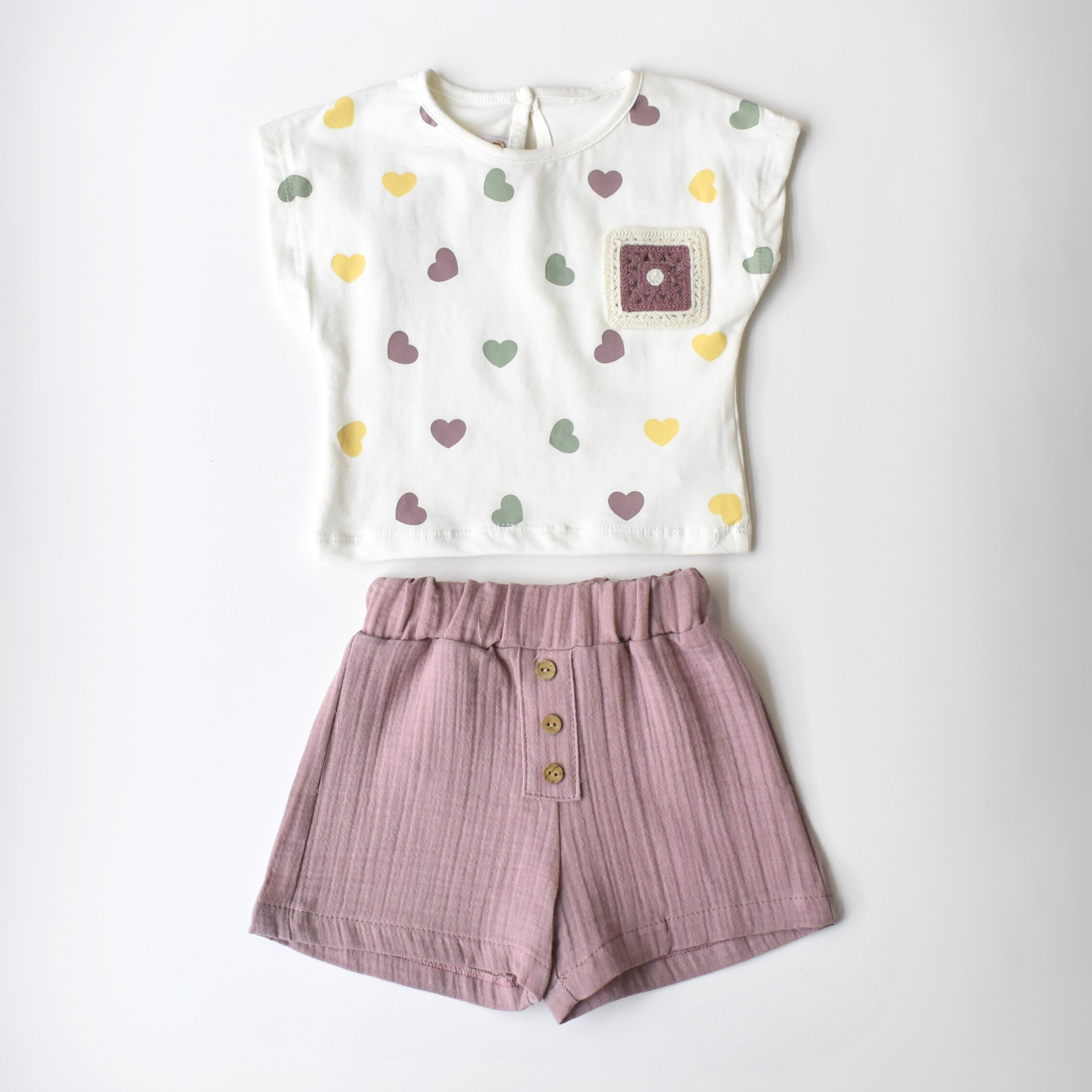 Heart Candy Girls Casual Set-0