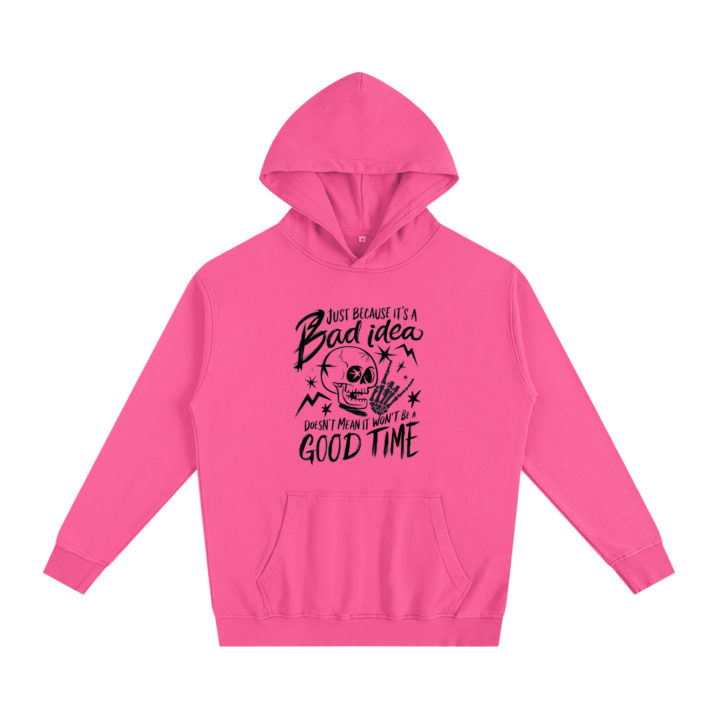 Skull bad idea Oversized Essential Hoodie